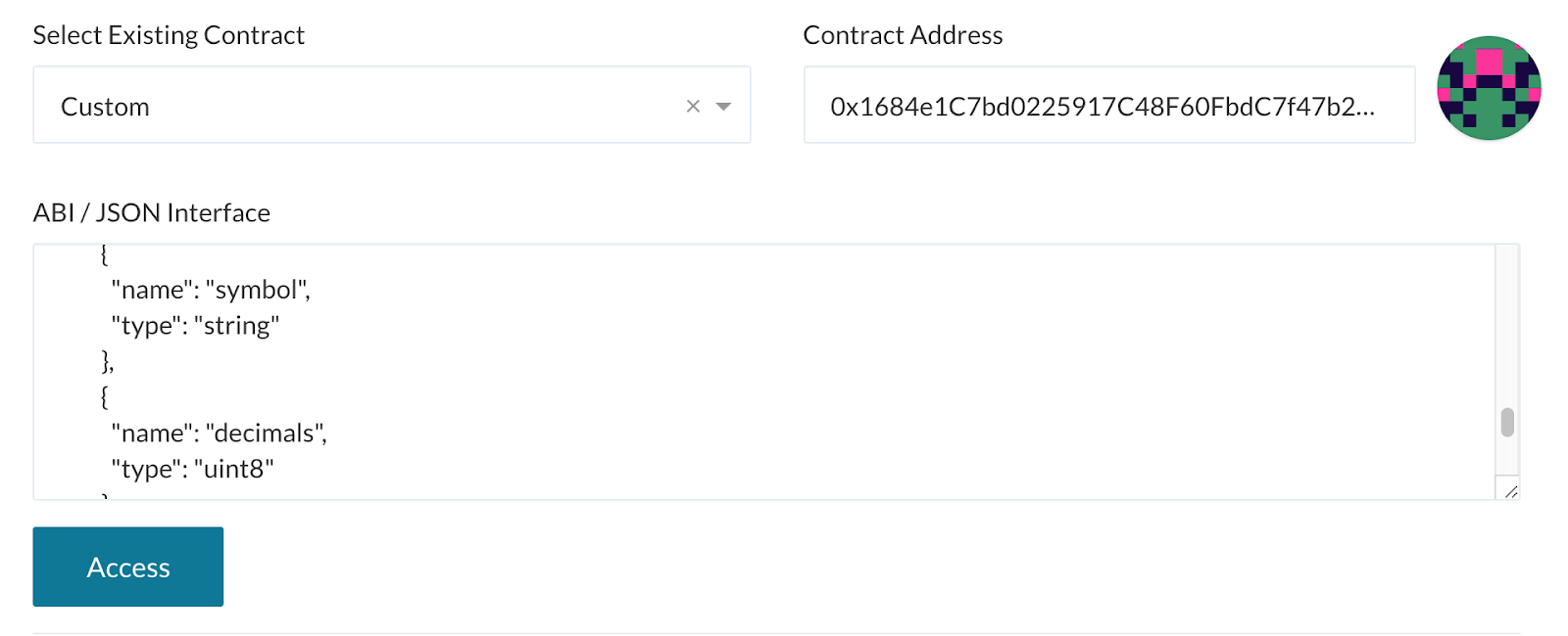 Access Contract Sidetoken "Access Contract Sidetoken"